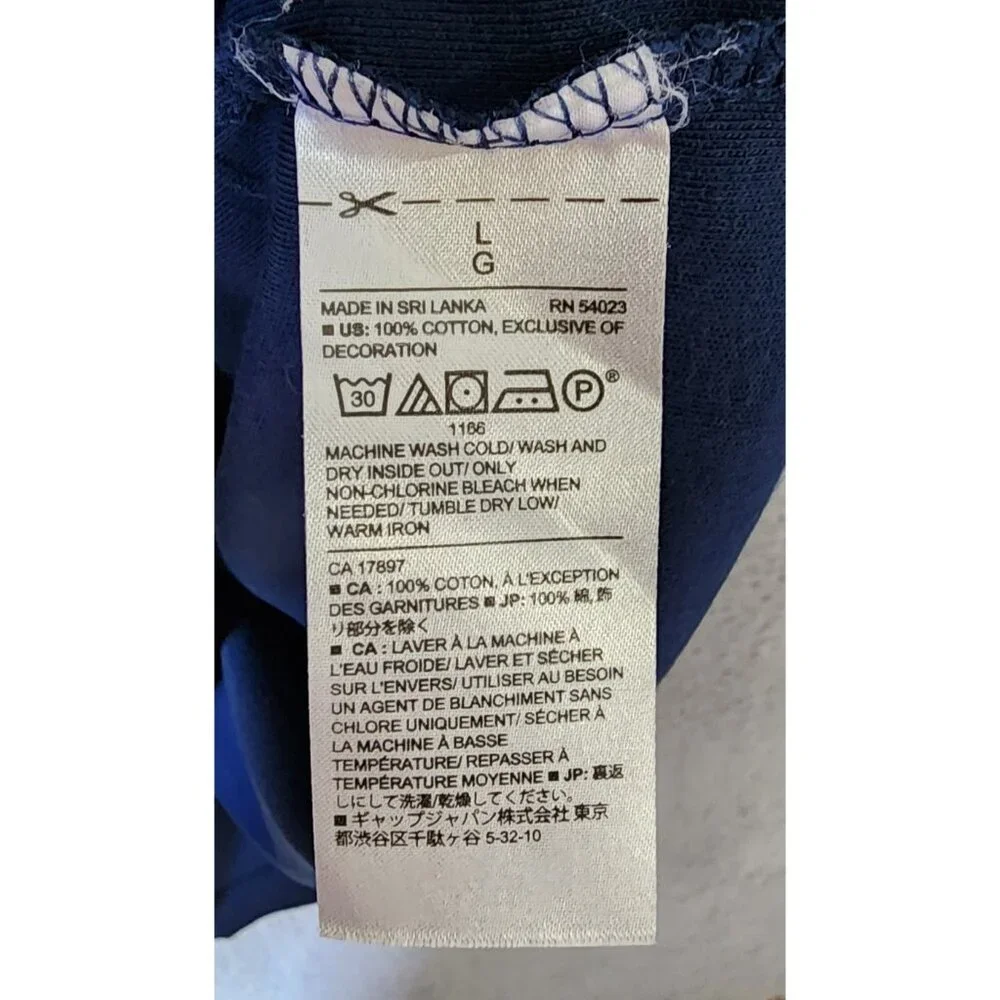 Banana Republic Navy‎ Blue Dress Polo Shirt Size Large 100% Cotton